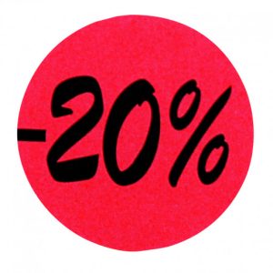 Autocollants -20%