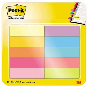 Marque-pages papier couleurs assorties - POST-IT