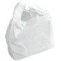 Sac bretelles blanc PEBD 50 microns - 50 x 30 + 14 cm - par 500
