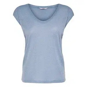 T-shirt Femme Silvery Bleu