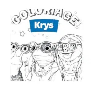 1 planche de coloriage Krys
