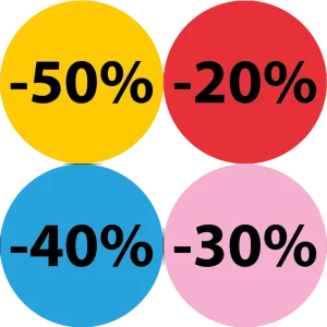 Gommettes soldes - KRYS
